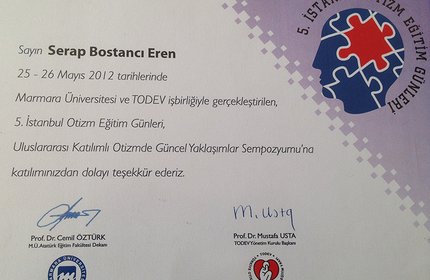 Otizm eğitim günleri